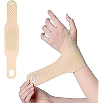 Amazon | 手首 サポーター 薄手 【シリカゲル材質/静電気防止】圧力